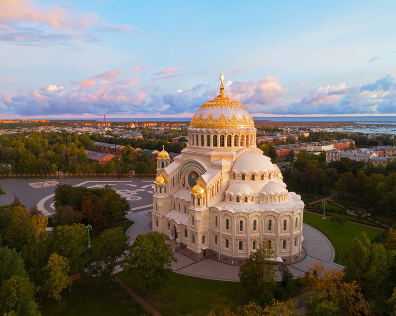 собор, кронштадт, морской. рассвет, Кронштадтphoto preview