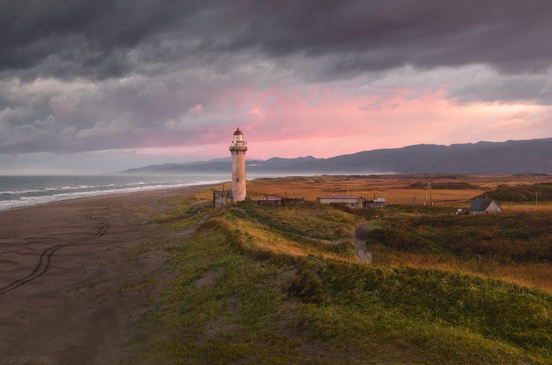 сахалин, дальний восток, россия, sakhalin, russia, far east, мыс, маяк, слепиковского, коноторо, карафуто Сахалин - Слепиковского = Карафуто - Коноторо фото превью