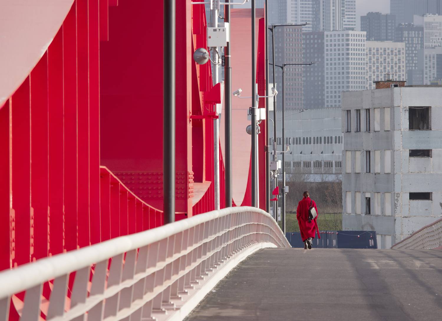 мост, красный, Москва, дома, Мневники, Дмитрий Ткаченко