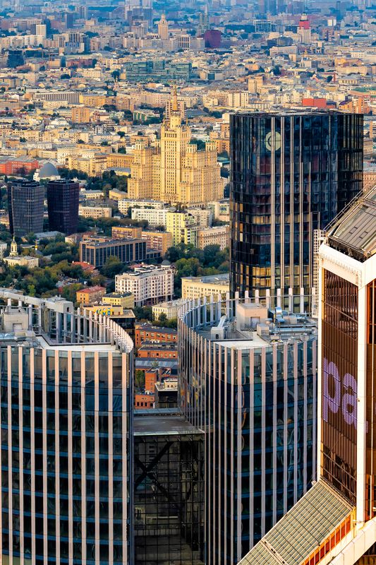 москва, столица, архитектура, дома, город, sity, крыши домов, здания, moscow city Башни среди башен.. фото превью