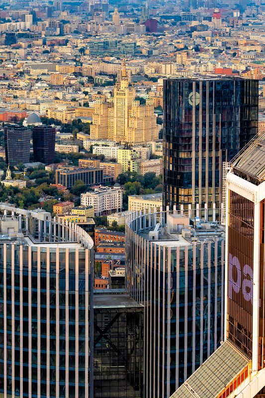 москва, столица, архитектура, дома, город, sity, крыши домов, здания, moscow city, башни Башни среди башен..photo preview