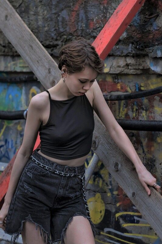 Девушка, лето, гранж Дождь photo preview