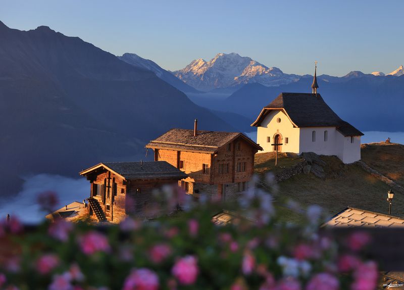 swiss Утро в деревне..photo preview