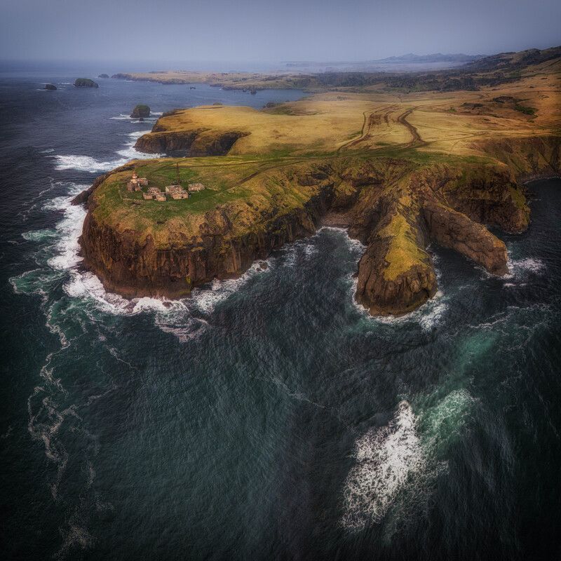 Мыс Краб, маяк Шпанберга. Остров Шикотанphoto preview