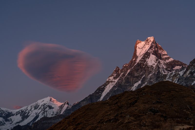 мачапучаре, гора, непал, гималаи, fishtail, рыбий хвост, nepal, mountain, himalaya, горы Мачапучареphoto preview
