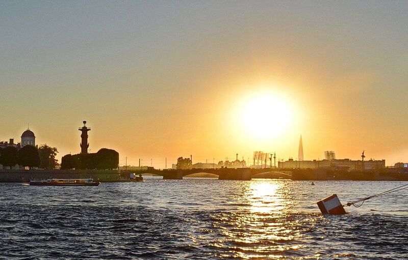 Закат на Неве фото превью