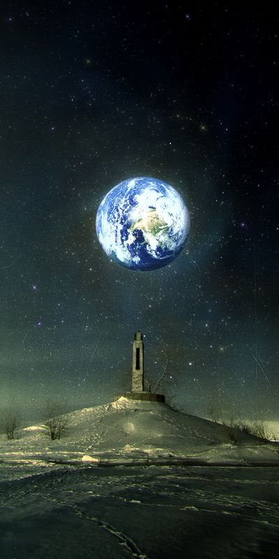 сюрреалистичный, фантастический, космический, монументальность, холодный, контраст, символизм, вечность, фотомонтаж UNDERWORLD фото превью