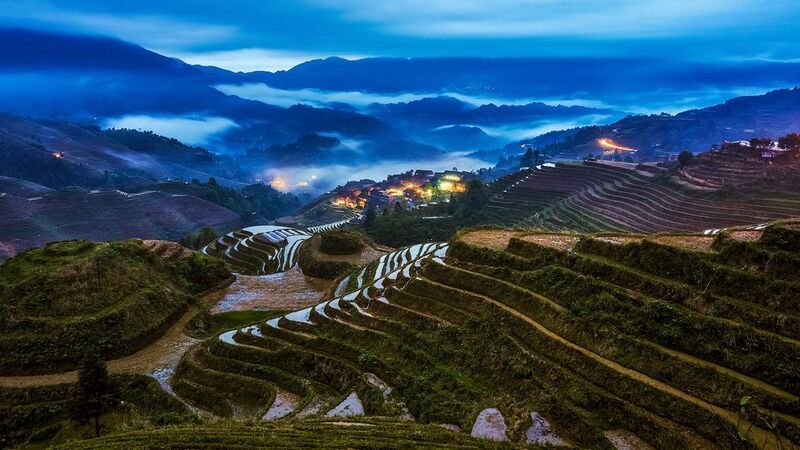 Вечерние террасы Лунцзиphoto preview