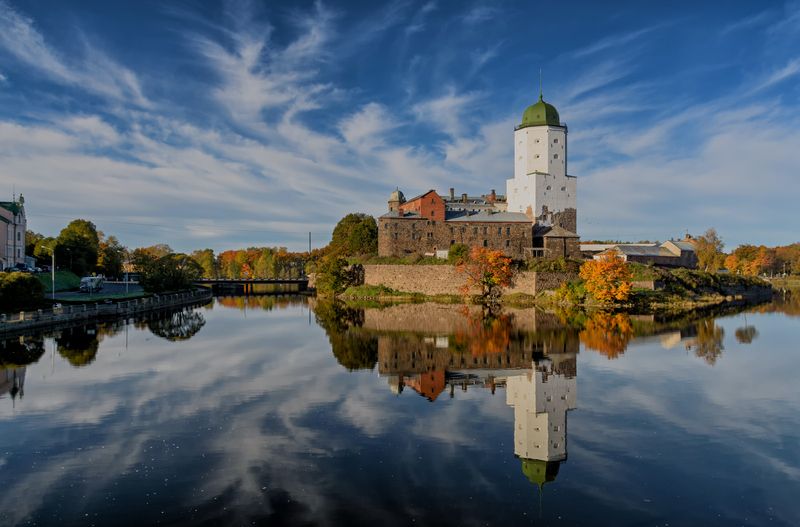 выборг, замок, осень photo preview