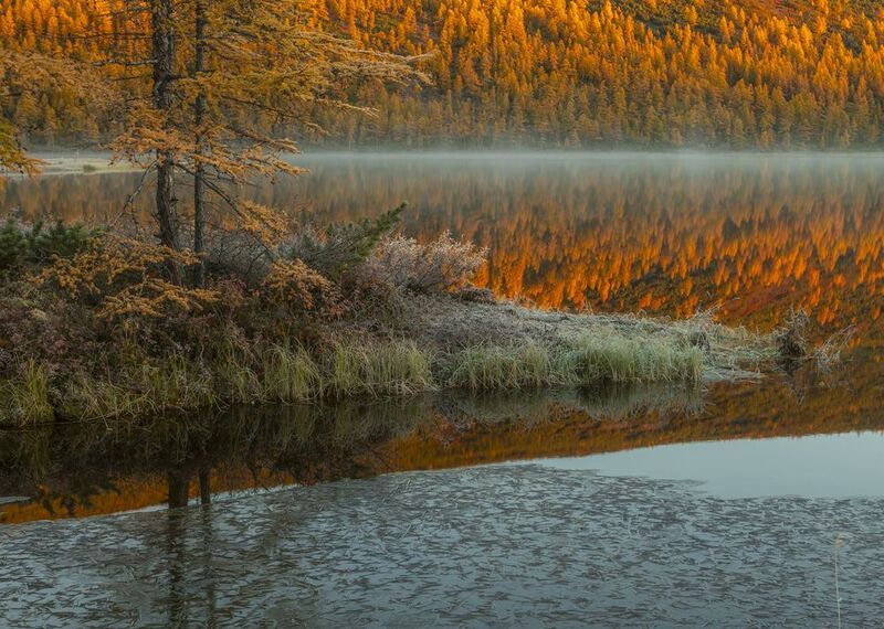 озеро джека лондона,магадан,озеро невидимка,ручей неведомый, отражение Ручей Неведомый.photo preview