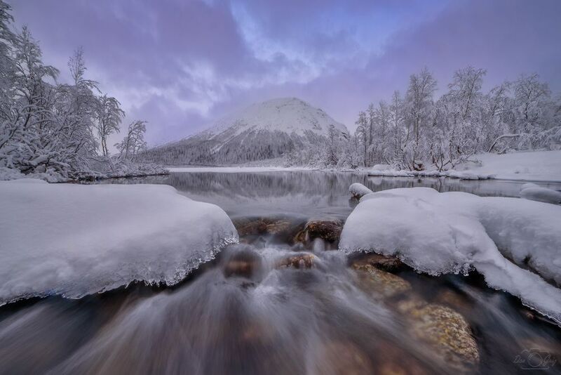 кольский полуостров Малый Вудъявр в ноябреphoto preview