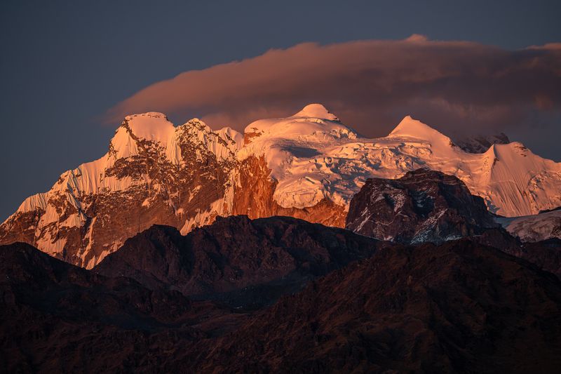 непал, гималаи, горы, закат, nepal, himalaya, moutain, sunset photo preview