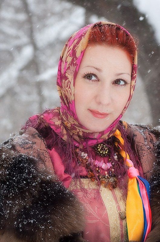 таня, русская, краса, мороз, зима, сугробы, снег Лесная сказкаphoto preview