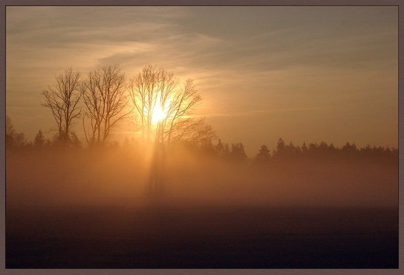 зимний рассвет..photo preview