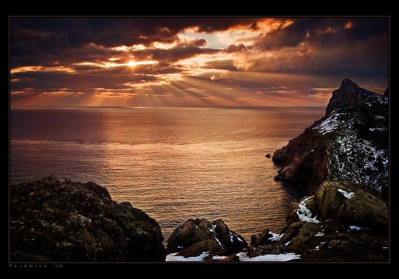 крым, балаклава, море, солнце, закат Балаклаваphoto preview