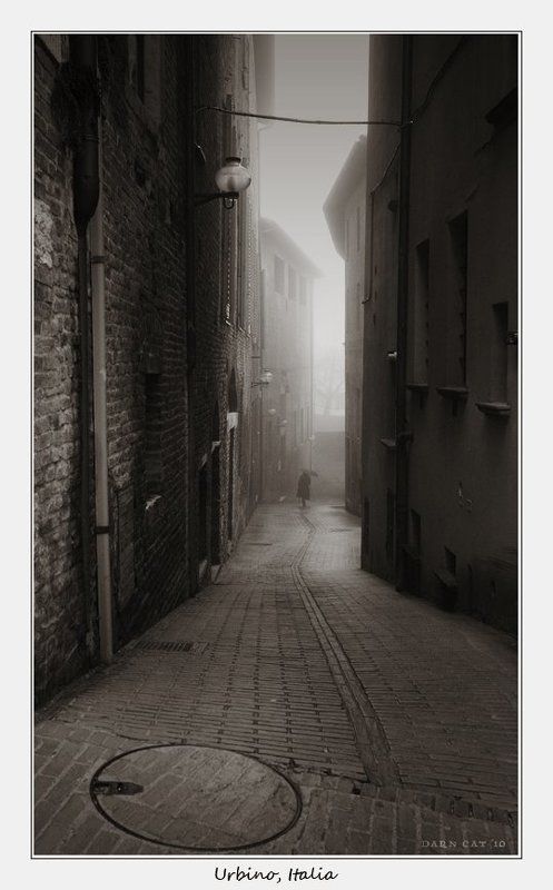 италия, урбино, родина, рафаэля, туман Урбино фото превью