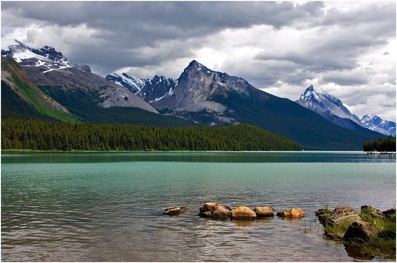 озеро, канада, альберта Альбертинские озераphoto preview