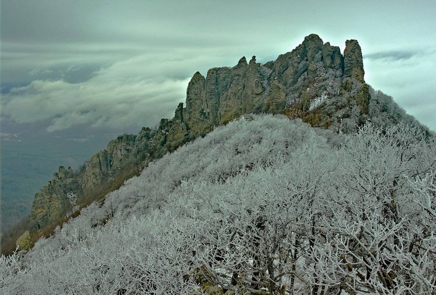 г. Индюк. Автор: фёдор горы, кавказ, г.индюк, скалы, туапсинский, р-он, фёдор