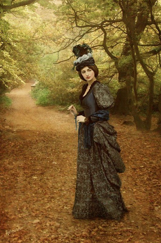 ретро,винтаж Осенняя.photo preview