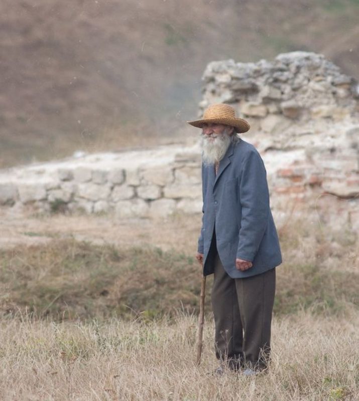 дед, шляпа, борода  фото превью