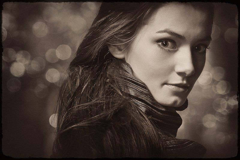 портрет, студия, девушка Иринаphoto preview