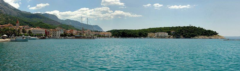 панорама, порт,  макарска Панорама порта Макарскаphoto preview