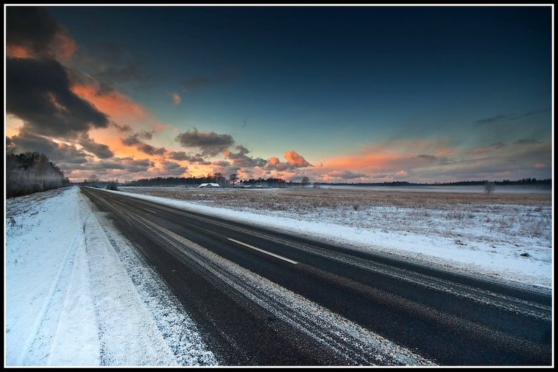 vecher v golubih tonah...photo preview