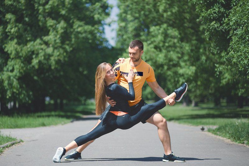 Спорт, семья, пара, любовь, lovestory В семье важна поддержка ;-)photo preview