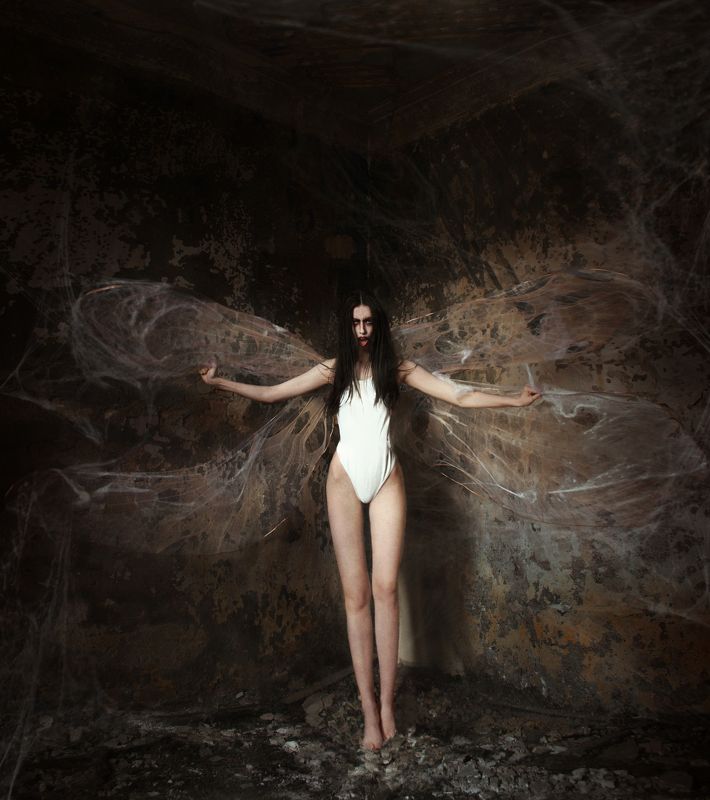 арт, косплей, мрак веснушки, портрет, волосы, лицо, глаза photo preview