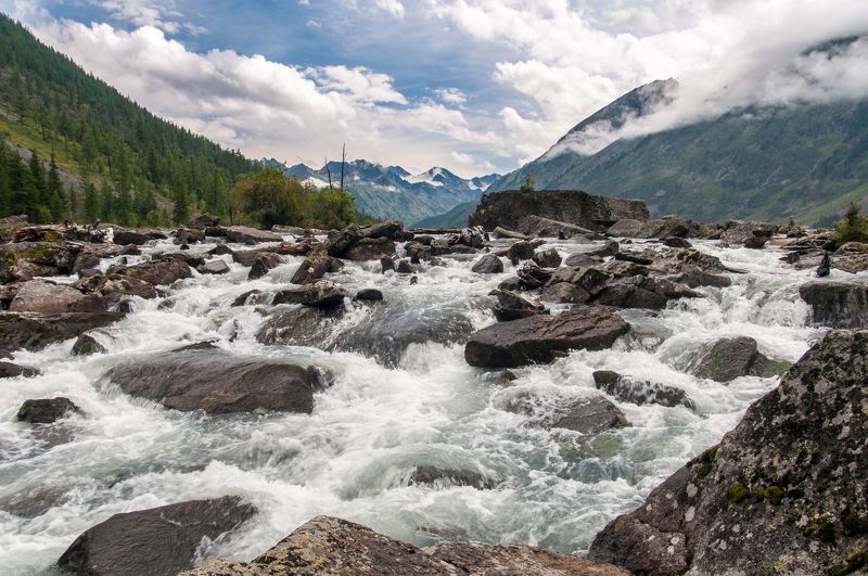 шумы, вода, поток, горы, камни, алтай Шумыphoto preview