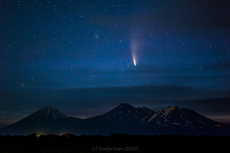 ночь, комета, вулканы, камчатка, звезды комета C/2020 F3 (neowise) над \\\\\\\\\\\\\\\\\\\\\\\\\\\\\\\\\\\\\\\\\\\\\\\\\\\\\\\\\\\\\\\\photo preview