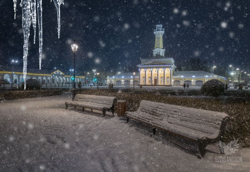 город, архитектура, зима, кострома Кострома зимняя! Кострома предновогодняя! фото превью