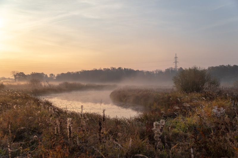 Владимир, город Владимир, природа Владимира, Владимирская область, туман Старица Клязьмыphoto preview