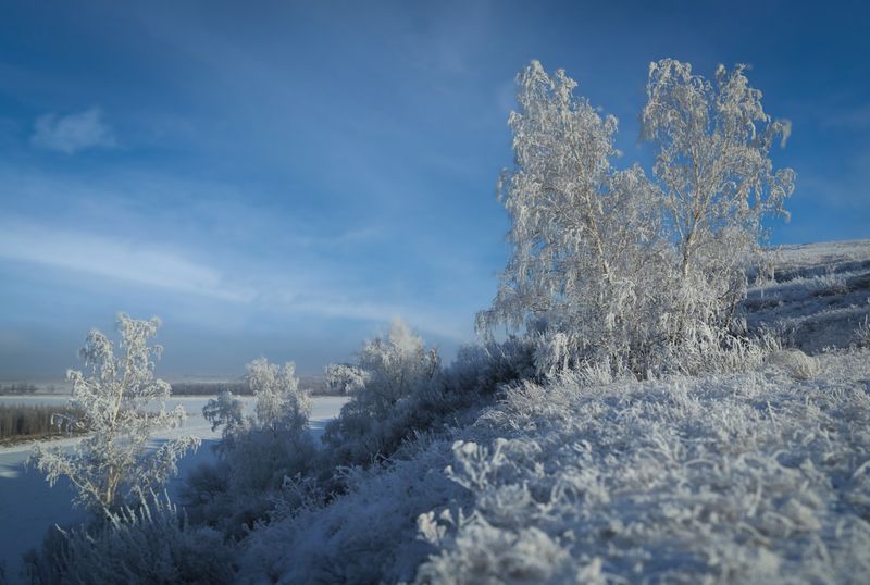 Зимний берегphoto preview