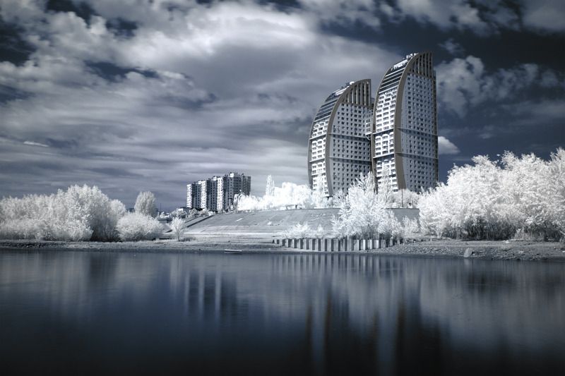 инфракрасная, волгоград, волжские паруса,  Инфракрасная фотографияphoto preview