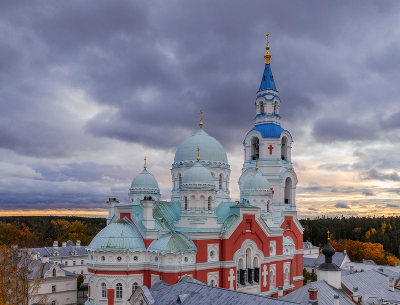 Валаам Собор Преображения Господня в Валаамском монастыре фото превью