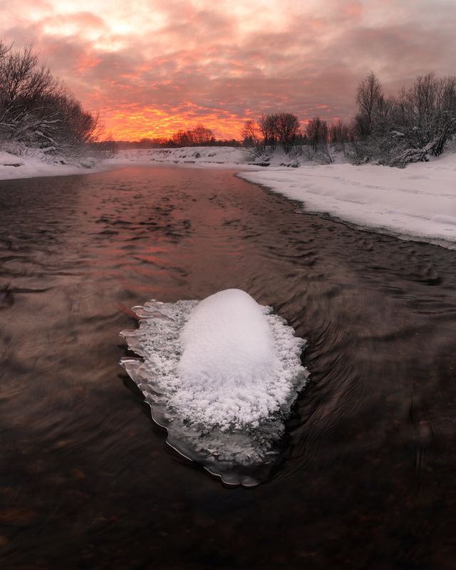 Пламенный рассвет фото превью