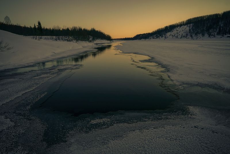 Россия, Пермский край, Красновишерск, река Вишера, Река Вишера фото превью