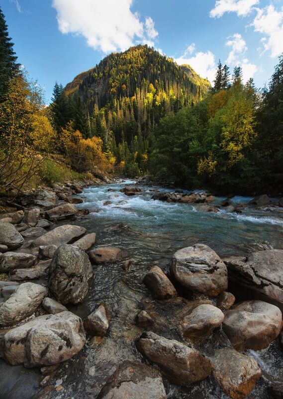 горные реки кавказа горная рекаphoto preview