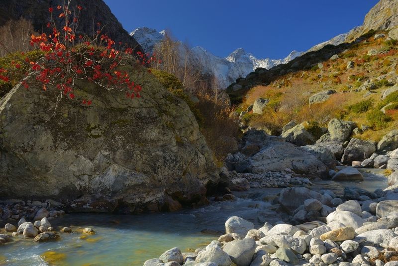 горы, осень, гондарай, утро Осень в горах Кавказаphoto preview