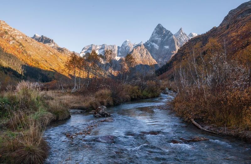 западный  кавказ, карачаево черкесия, чотча, гоначхир, осень Осенний Гоначхирphoto preview