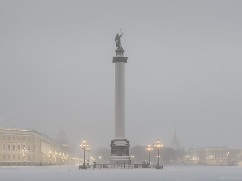 санкт-петербург, спб, питер, россия Снежный Петербургphoto preview