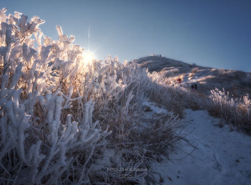 бештау, снег, иней С Наступающим Новым годом!photo preview