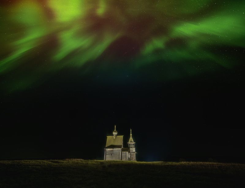 Сияние над Кенозеромphoto preview