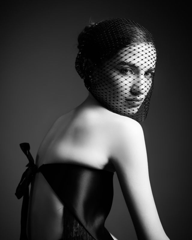 девушка, портрет,вуаль Девушкаphoto preview