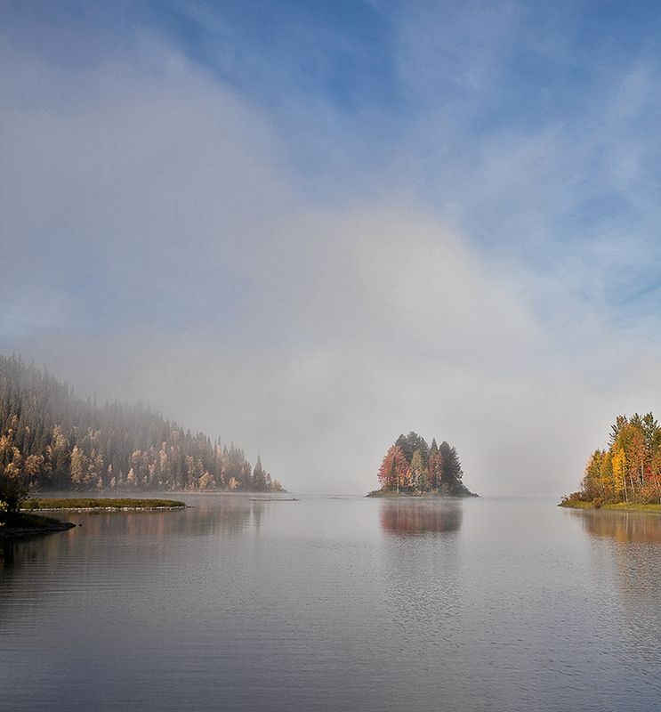 карелия, осень, нац.парк паанаярви. Утро осени. Карелия.photo preview