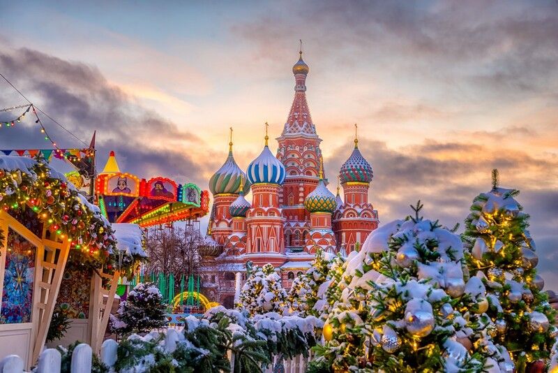 покровский собор, москва, красная площадь, зима Покровский соборphoto preview