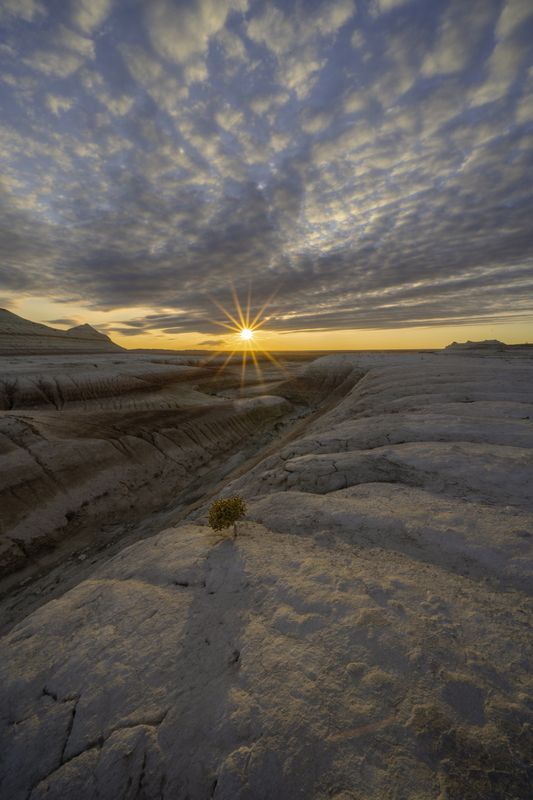 Казахстан, полуостров Мангышлак, Мангыстау, урочище Кызылкуп, Тирамису, закат,  На закате в урочище Кызылкупphoto preview