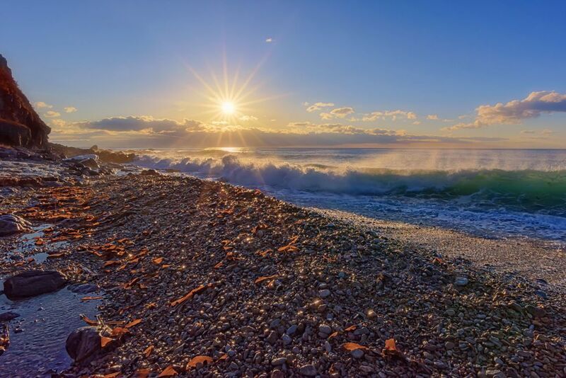 море, восход, клоково Солнце взошло...photo preview