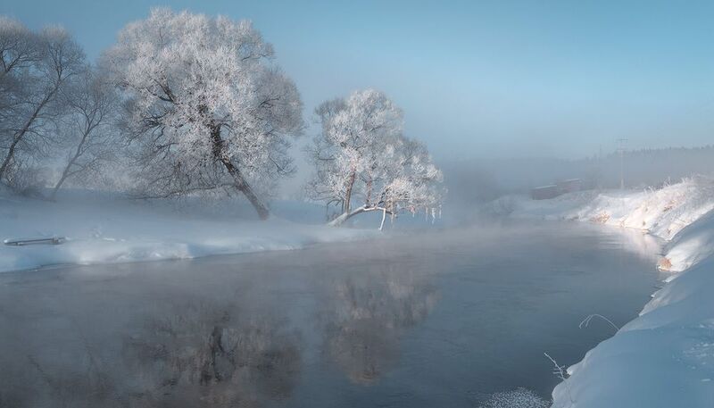 Зимняя река...photo preview